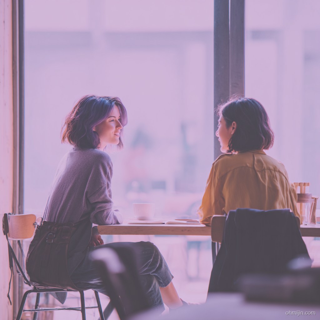 Goodluck 93631 Two People Having A Friendly And Natural Conve 9faabd2a 7594 40a5 A6a6 18530eb962d5 0